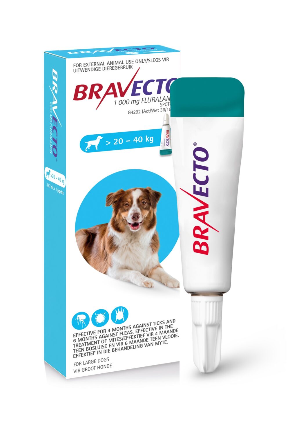Bravecto Dog Spot-On 20 to 40kg