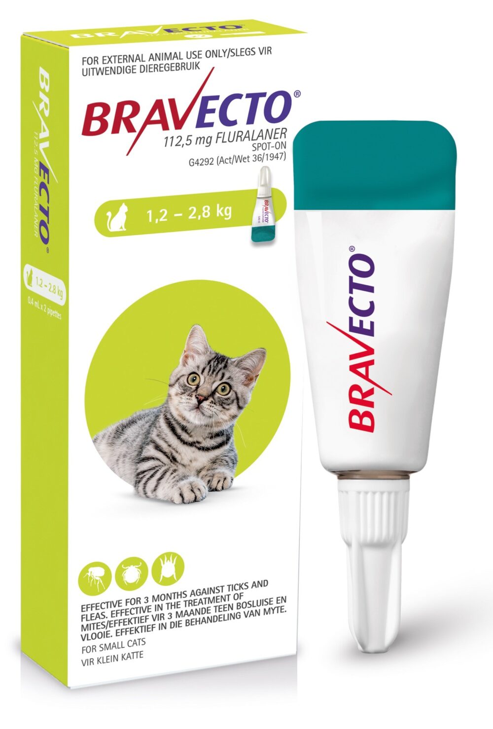 Bravecto cat spot-on small